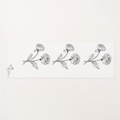 Minimalistische Elegante Mama Yogamatte (Vorderseite (Horizontal))