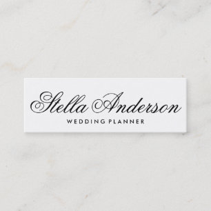 Minimalistische elegante mini visitenkarte