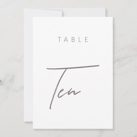 Minimalistische Elegante Moderne Hochzeitsszene Ti (Vorderseite)