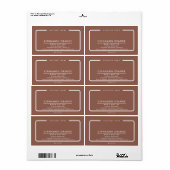 Minimalistische, elegante, moderne Verpackung (Vorne)