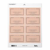Minimalistische, elegante, moderne Verpackung (Vorne)