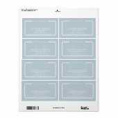 Minimalistische, elegante, moderne Verpackung (Vorne)