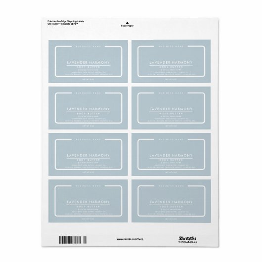 Minimalistische, elegante, moderne Verpackung (Vorne)