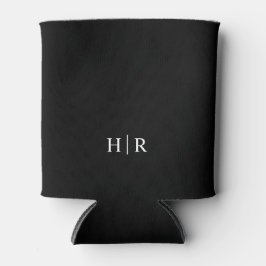Minimalistische Elegante Monogram Dosenkühler