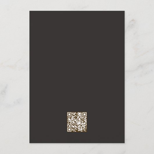 Minimalistische Elegante-Neutraldetails-Karte Begleitkarte (Rückseite)