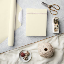 Minimalistische Elegante Pastellcreme Geschenkpapier