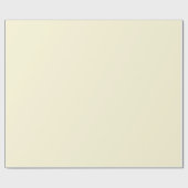 Minimalistische Elegante Pastellcreme Geschenkpapier (Flach)