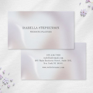 Minimalistische elegante Perle  Visitenkarte