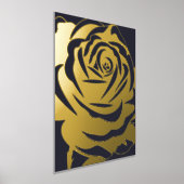 Minimalistische Elegante Rose Foliendrucke (Ablage )