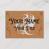 Minimalistische elegante Salon Business Card Visitenkarte (Vorderseite)