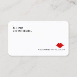 Minimalistische elegante Schönheit Visitenkarte