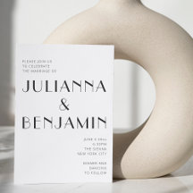 Minimalistische elegante Schwarz-weiße Deko Chic W