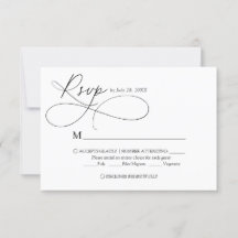 Minimalistische, elegante Script-Kalligrafie-Hochz