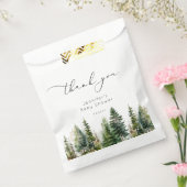 Minimalistische, elegante Waldrustikale Babydusche Geschenktütchen (Versiegelt)