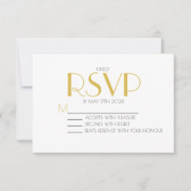 Minimalistische, elegante Weiß- und Goldhochzeit