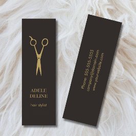 Minimalistische Eleganthair Stylist Business Card Mini Visitenkarte