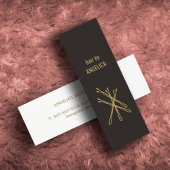 Minimalistische Eleganthair Stylist Business Card Mini Visitenkarte