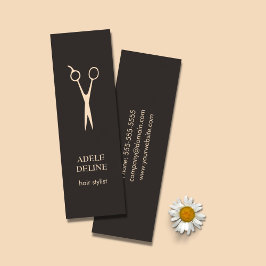 Minimalistische Eleganthair Stylist Business Card Mini Visitenkarte