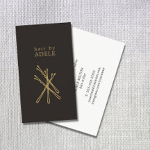 Minimalistische Eleganthair Stylist Business Card