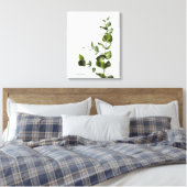 Minimalistische Elegantsage Eukalyptus Canvas Prin Leinwanddruck (Insitu (Schlafzimmer))