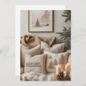 Minimalistische Eleganz und gemütliche Weihnachten (Vorne/Hinten)