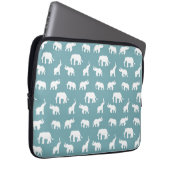 Minimalistische Elephant Electronic Bag Laptopschutzhülle (Vorne Rechts)