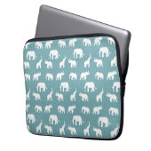Minimalistische Elephant Electronic Bag Laptopschutzhülle (Vorderseite Links)