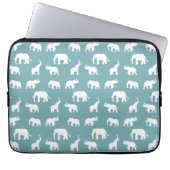 Minimalistische Elephant Electronic Bag Laptopschutzhülle (Vorderseite)