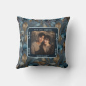 Minimalistische Eltern Goldenes Jubiläum Kissen (Rückseite)