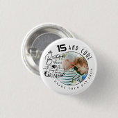 Minimalistische Enkel-Geschenke Button (Vorne & Hinten)