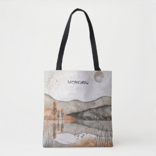 Minimalistische Erdkronenmauer Tasche