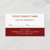 Minimalistische Erinnerung Begleitkarte (Vorderseite)