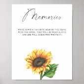 Minimalistische Erinnerungen mit der Braut Poster (Vorne)