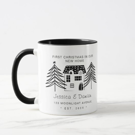 MINIMALISTISCHE ERSTE CHRISTMAS IN UNSEREM NEUEN Z TASSE (Links)