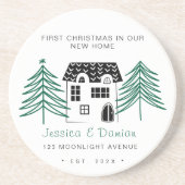 MINIMALISTISCHE ERSTE CHRISTMAS IN UNSERER NEUEN Z GETRÄNKEUNTERSETZER (Vorne)