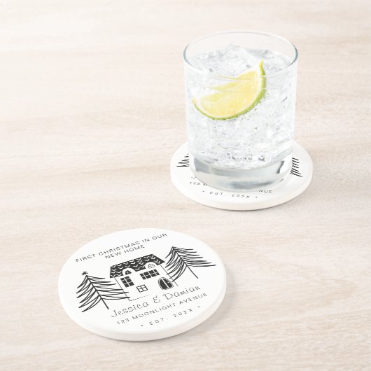 MINIMALISTISCHE ERSTE CHRISTMAS IN UNSERER NEUEN Z GETRÄNKEUNTERSETZER (Seite)