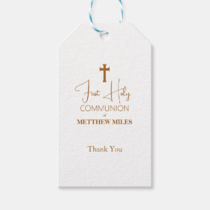 Minimalistische erste katholische Gemeinschaft Geschenkanhänger