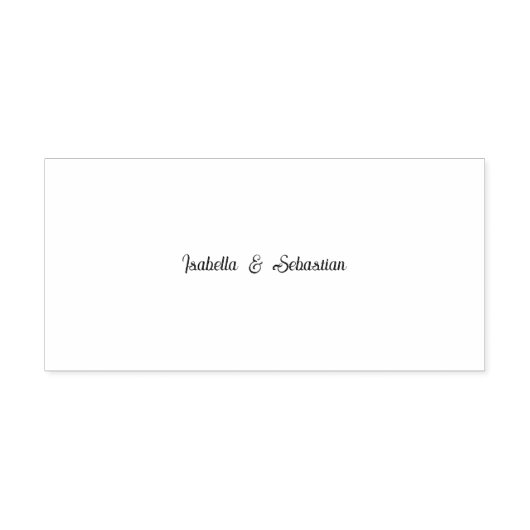Minimalistische Eukalyptus-Hochzeitsinitialen-Stem Permastempel (Design)