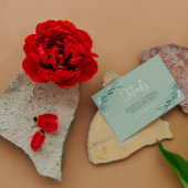 Minimalistische Eukalyptus-Zweigstellen auf der Eb Einladung