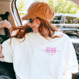 Minimalistische examinierte Krankenschwester perso T-Shirt