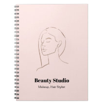 Minimalistische Face Logo Haare Schönheit Makeup P
