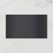 Minimalistische Fahrkarte für die Metalllinie Visitenkarte (Rückseite)