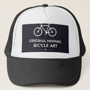 Minimalistische Fahrrad-Kunst Truckerkappe