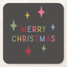 Minimalistische Farben Moderne Art frohe Weihnacht