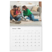 Minimalistische Farbenfamilie Jahr 3 Kalender (Jan 2026)