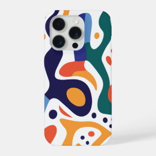 Minimalistische farbenfrohe abstrakte  iPhone 15 pro hülle