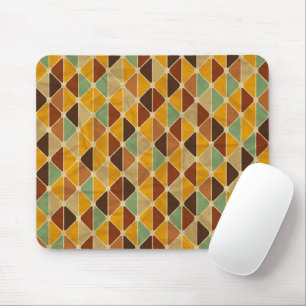 Minimalistische farbenfrohe Geometrie – Frisches s Mousepad