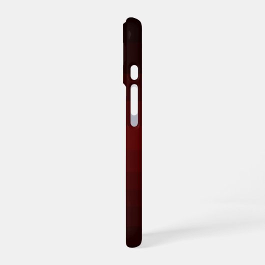 Minimalistische Farbstreifen mit Monogramm iPhone 16 Hülle (Linke Seite)