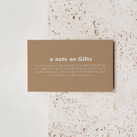 Minimalistische feierliche Braun Hochzeit wünschen