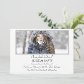 Minimalistische Feiertagsfeier Einladung (Stehend Vorderseite)